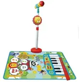 Reig Musicales And Piano Carpet Fisher Price With Micro Standing And Drumsticks Batterie