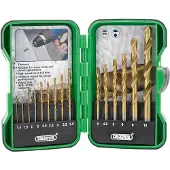 Draper Karton mit 15 HSS-Bohrern Titan 1 bis 10mm