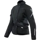 Dainese Tempest 3 D-Dry Lady Schwarz Ebenholz Motorradjacke Größe 40