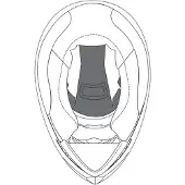 AGV K-3 Sv Innenpolsterung