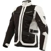Dainese Desert Tex Motorrad Textiljacke, schwarz/beige, 48