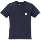 Carhartt T-Shirt Workwear Pocket S/S T-Shirt Women Navy-XL