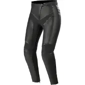 Alpinestars Stella Vika V2 Damen Lederhose Schwarz Größe 52
