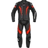 Spidi Laser Touring Schwarz Fluo Rot 2-Teiler Kombi Größe 56