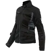 Dainese Desert Lady Tex Jacke Schwarz Ebenholz Größe 44