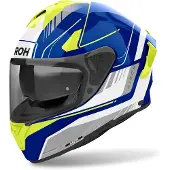 Airoh Spark 2 Chrono Blau Gelb Gloss Integralhelm Größe 2XL