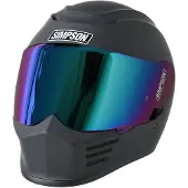 Simpson Speed 06 Helm, schwarz matt, S (56)