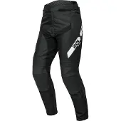 IXS RS-500 1.0 Schwarz Weiß Motorrad Leder-/Textilhose Größe 50
