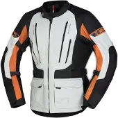 IXS Lennik-ST Schwarz Grau Motorrad Textiljacke Größe XL
