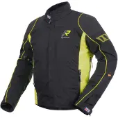 Rukka Trave-R Schwarz Gelb Motorrad Textiljacke Größe 60