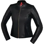 IXS Aberdeen Damen Motorrad Lederjacke, schwarz, 38