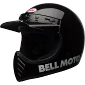 Bell Moto-3 Classic Solid Glanz Schwarz Integralhelm Größe S