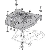 SW-Motech Quick Lock Adapterplatten F. TRAX ALUBOX
