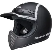 Bell Moto-3 Fasthouse Old Road Schwarz Weiß Integralhelm Größe M