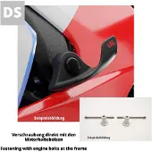 LSL SlideWing Anbaukit GSX-R 1000 07-08, O. ADAP Aluminium