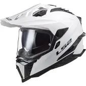 LS2 MX701 Explorer Solid Motocross Helm, weiß, 2XL (63/64)