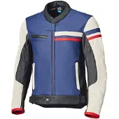 Held Midway Motorrad Lederjacke, blau/rot/weiß, 54
