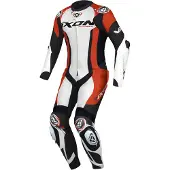 Ixon Vortex 3 Weiß Schwarz Rot 1-Teiler Motorrad Lederkombi Größe XL