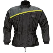 GMS Regenjacke Douglas schwarz-gelb fluo 7XL