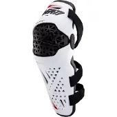 Leatt Dual Axis Pro Weiß Knie und Schienbeinschoner Größe L-XL