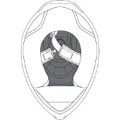 AGV K-6/K-6 S S26 Helmkronenpolster