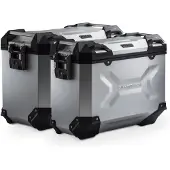 SW-Motech TRAX ADV Alukoffer-System 45/37, 790/890 ADV SILB. Aluminium silber