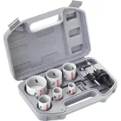 Bosch 9-tlg. Bimetall HSS Lochsäge-Set für DIY-Projekte