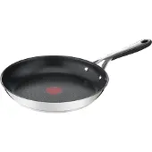 Tefal Jamie Oliver Kitchen Essentials Pfanne 24 cm E31404, Allzweckpfanne, Edelstahl, Edelstahl, Titan, Thermo-Punkt, Keramik, Gas, Halogen, Induktion, Versiegelte Platte