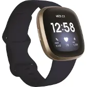 Fitbit Versa 3, AMOLED, Touchscreen, WLAN, GPS, 30 g