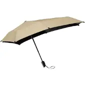 Senz Mini Automatic Foldable Storm Umbrella champagne brown