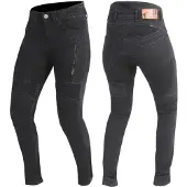 Trilobite 2461 Parado Monolayer Slim Fit Damenjeans Lang Schwarz Größe 30