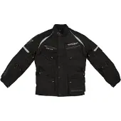 Modeka Tourex II Kinder Motorrad Textiljacke, schwarz, 152
