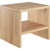 Erst-Holz Nachttisch Buche Massivholz Nachtkästchen Beistelltisch 90.20-K31