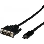 EFB Elektronik EBUSBC-DVIK.2 USB Typ-C - DVI-D Kabel, USB Typ-C Stecker - DVI-D Stecker, 1080P, 2m EBUSBCDVIK2