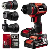 Einhell TE-CD 18/45 3X-Li+22 Akku-Bohrschrauber | 2 Akkus, Ladegerät & Bit-Set