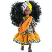 Paola Reina Modepuppe Daniela 32cm weißes Mädchen mit Kleid und Vanilleduft