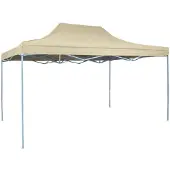 vidaXL Vouwtent pop-up 3x4,5 m crèmewit