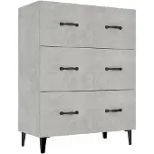 vidaXL Sideboard Betongrau 69,5x34x90 cm Holzwerkstoff