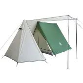 vidaXL Campingzelt 3 Personen Grün Wasserfest