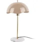 Leitmotiv - Tischleuchte Waved Dome - Braun - 30x30x56cm Tischlampe - Nachttischlampe, Wohnzimmer, Schlafzimmer