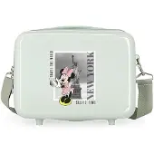 Disney Unisex für Kinder. 3673928 Kulturbeutel ABS Minnie New York anpassungsfähig grün (OSFA), Lässig, ABS/Polykarbonat, Kinderbekleidung