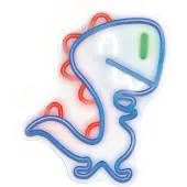 Forever NEON LED USB Dinosaurier Neonlicht Dekoleuchten Neon Schild , LED Leuchtreklame Wanddekoration für kinder Zimmer Schlafzimmer Wand Party Geschenke Deko