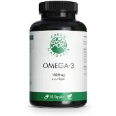 Heilpflanzenwohl GmbH GREEN NATURALS Omega-3 Kapseln 1835 mg vegan + DHA 80 St