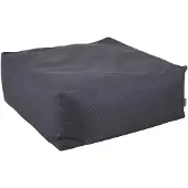 Brafab Gartenpouf Galloway Stool von aus wetterfestem Olefin-Stoff, modern, quadratisch, grau