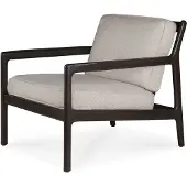 Ethnicraft Jack Loungesessel lackiertes Mahagoni dunkelbraun