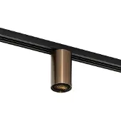QAZQA - Modern Moderner Dunkelbronze-Spot I Spotlight I Deckenspot I Deckenstrahler I Strahler I Lampe I Leuchte für 1-Phasen-Schienen-System GU10 35mm - Iconic Ruby Honey I Wohnzimmer I Schlafzimmer