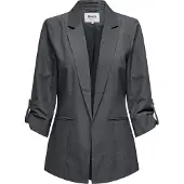 ONLY Sakko Kayle 15218743 Grau Regular Fit