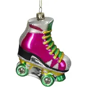 HD Collection Ornament Rollerskate Glas Multi 10.1cm (multi)