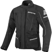 Bogotto Tampar Tour Wasserdichte Schwarz Motorrad Textiljacke Größe L