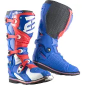 Bogotto MX-7 S Motocross Stiefel Weiß Rot Blau Größe 39